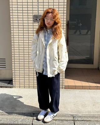 Wide-leg sweatpants with elastic waistband