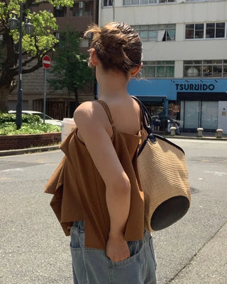 Frilled camisole blouse
