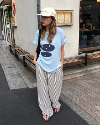 Oval Patch Oversized T-Shirt
