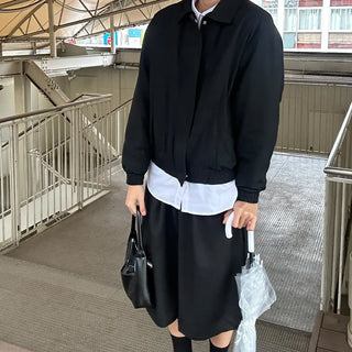 Placket Oversized Jacket