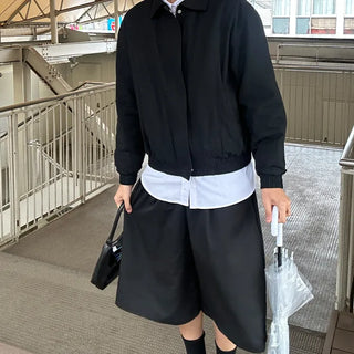 Placket Oversized Jacket