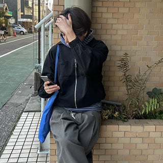 Color pocket zipper jacket
