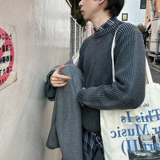 (Unisex) Pigmented Round Knit
