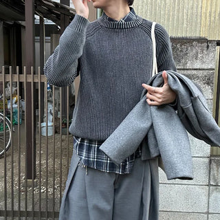 (Unisex) Pigmented Round Knit