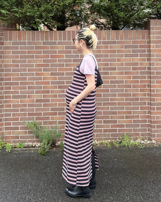 Triple Border Camisole Maxi Dress