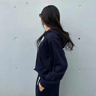 68 Patch Cropped Hoodie