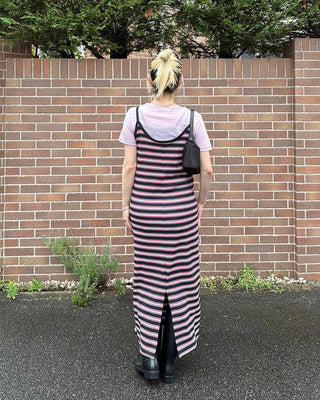 Triple Border Camisole Maxi Dress
