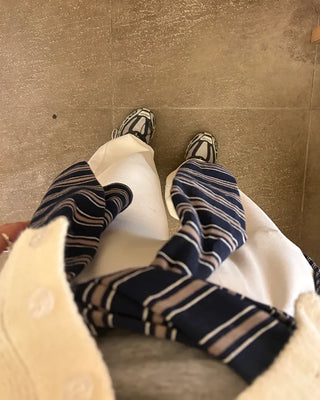 Silver Tag 2-Way Hem Rib Easy Pants