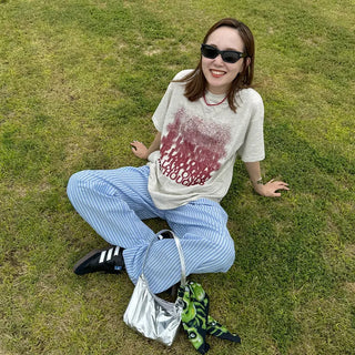 Striped Banding Pants