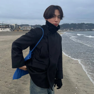 (Unisex) Double Half Coat