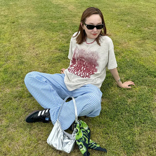 (Unisex) Gradient Lettering T-Shirt