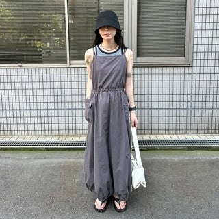 Two-tone striped sleeveless top