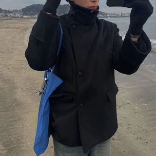 (Unisex) Double Half Coat