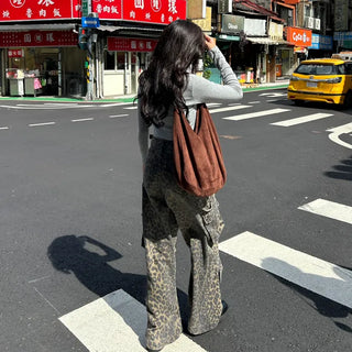 Daily Suede Shoulder Bag