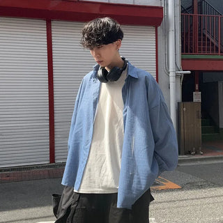 Summer Volume Stripe Shirt