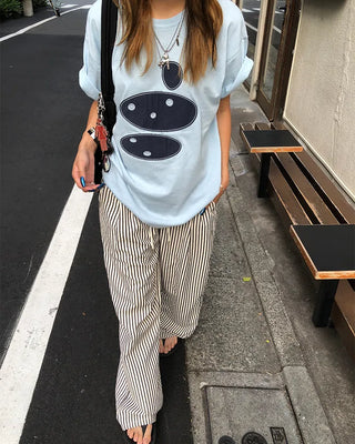 Oval Patch Oversized T-Shirt