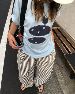 Oval Patch Oversized T-Shirt