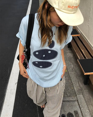 Oval Patch Oversized T-Shirt