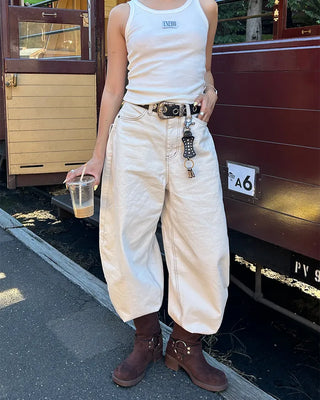 Big Eyelet Western Buckle Belt