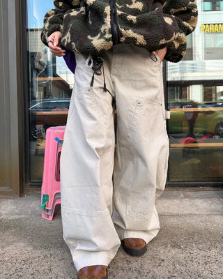 (Unisex) Double Knee Carpenter Balloon Pants