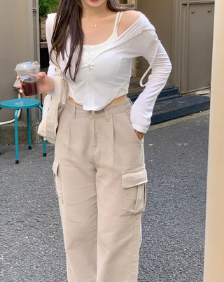 Cropped hooded parka (4 colors)