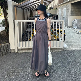 Two-tone striped sleeveless top