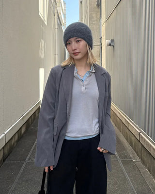Back slit flap pocket jacket