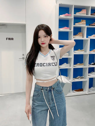 Sporty Cross Cropped T-Shirt (2 colors)