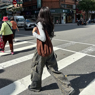 Daily Suede Shoulder Bag