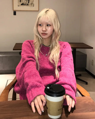 Mixed-color knit