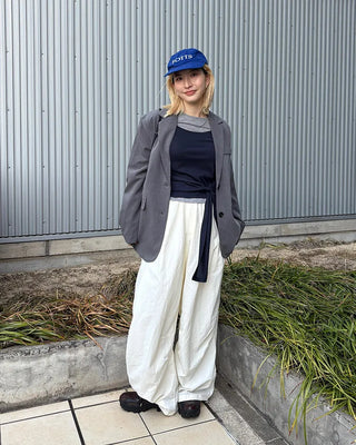Back slit flap pocket jacket
