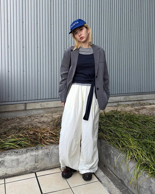 Back slit flap pocket jacket