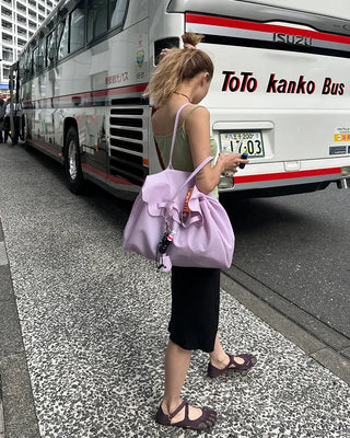 Matte Jelly Big Square Lock Bag