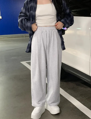 [UNISEX] Pleated Wide Training Pants