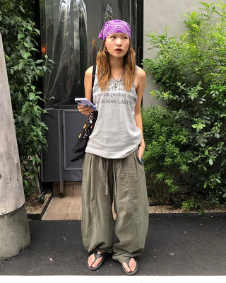 Bustline Lettering Tank Top