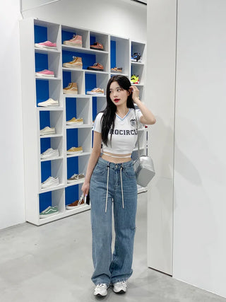 Sporty Cross Cropped T-Shirt (2 colors)