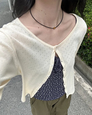 Daily Round Neck Cardigan
