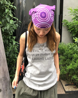 Bustline Lettering Tank Top