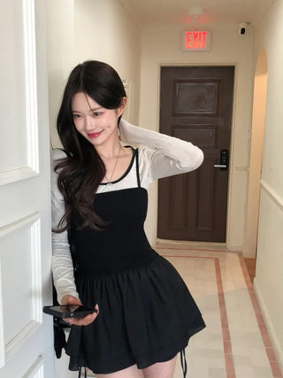 Layered camisole dress