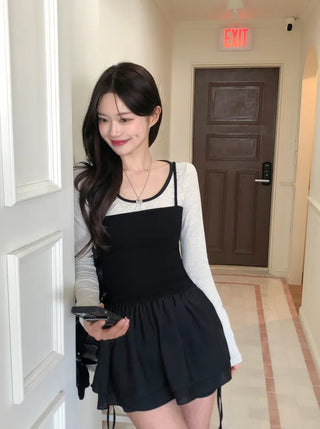 Layered camisole dress
