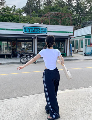 Elastic waist pants (2 colors)