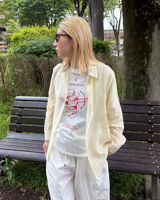 Cupid Big Print Big Half T-Shirt