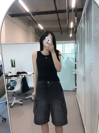 Shirred Cap Sleeve Short Sleeve T-Shirt