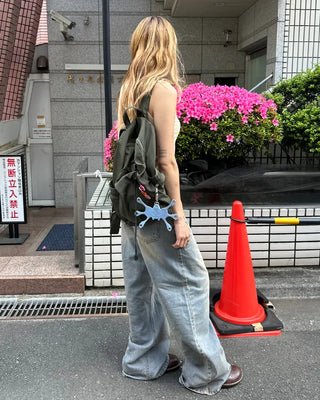 U-neck cropped ribbed tank top