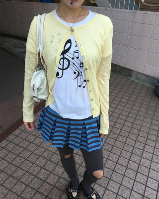Shell Button Summer Cardigan
