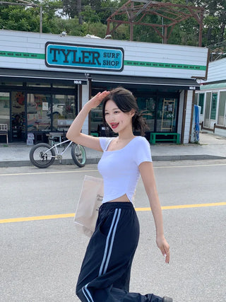 Elastic waist pants (2 colors)