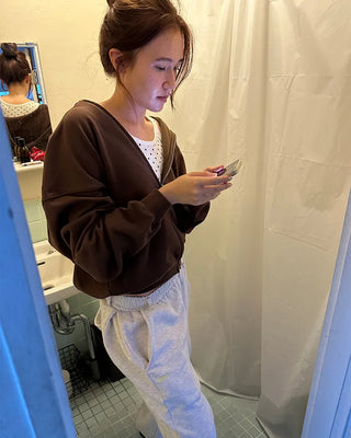 (ORIGINAL) Oversized Double Zip Hoodie (Fleece Lined)