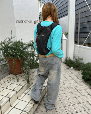 (Unisex) Vintage Wash Wide Straight Jeans