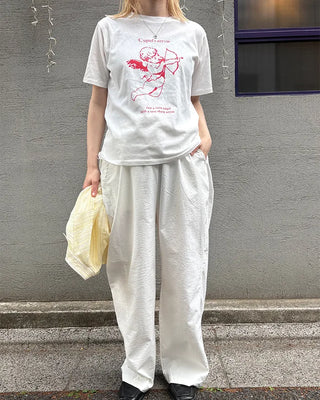 Cupid Big Print Big Half T-Shirt