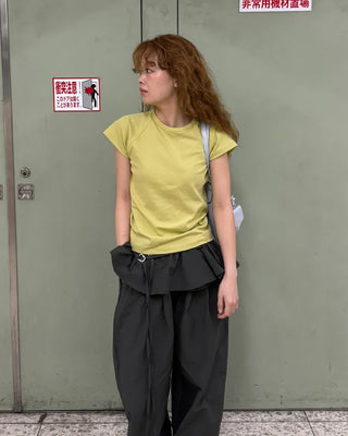 Waist strap skirt & track pants